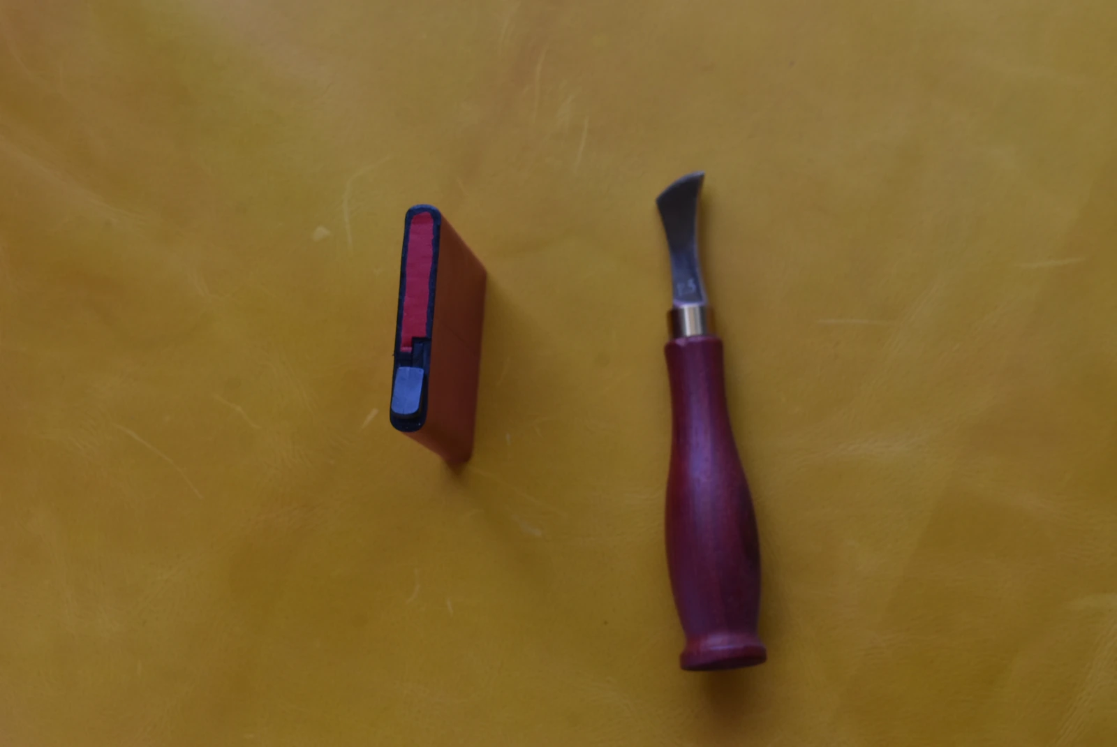 RFID Red Card Holder Handmade