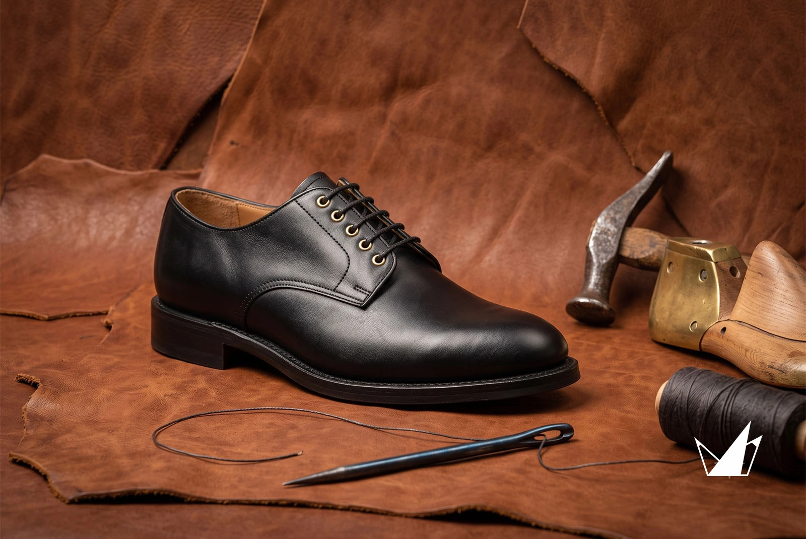 Handmade Formal Black Bossy