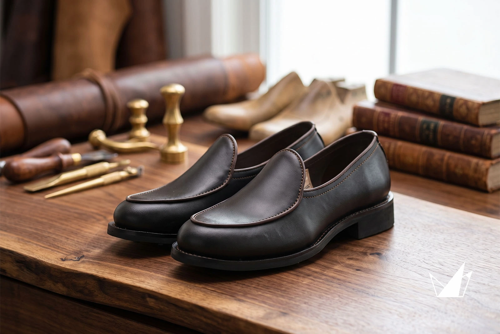 Handmade Formal Black Bossy