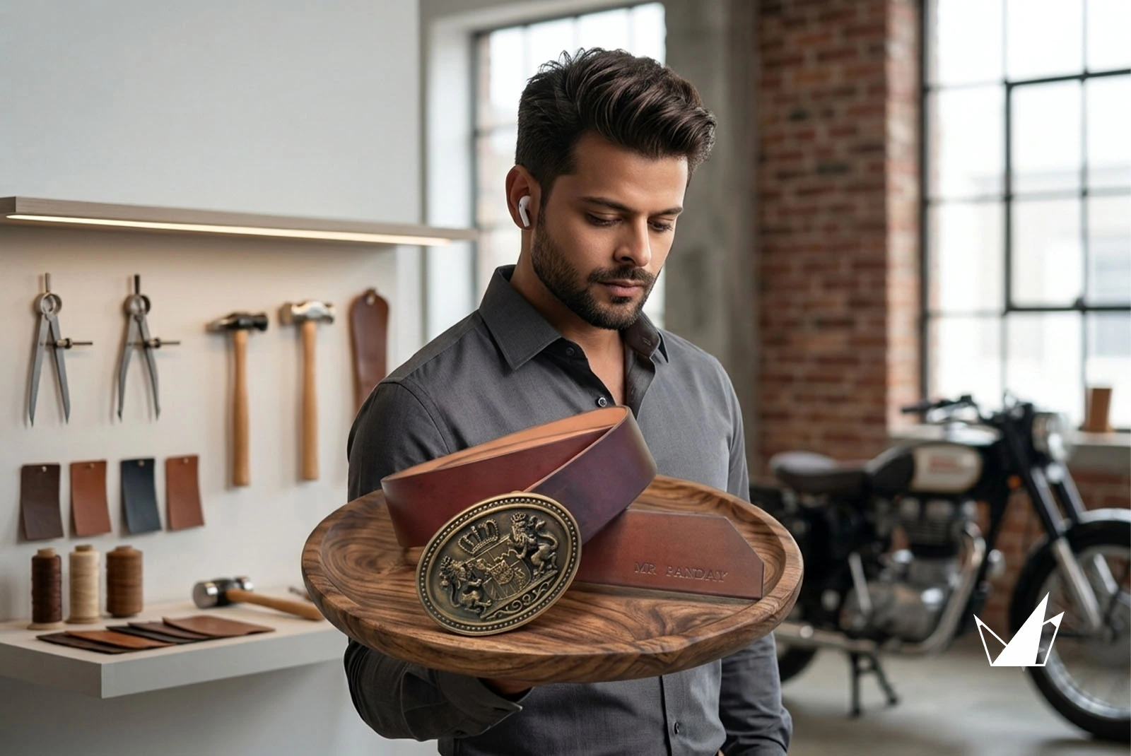 The Gen Z Special Hand-Stitched Leather Belt